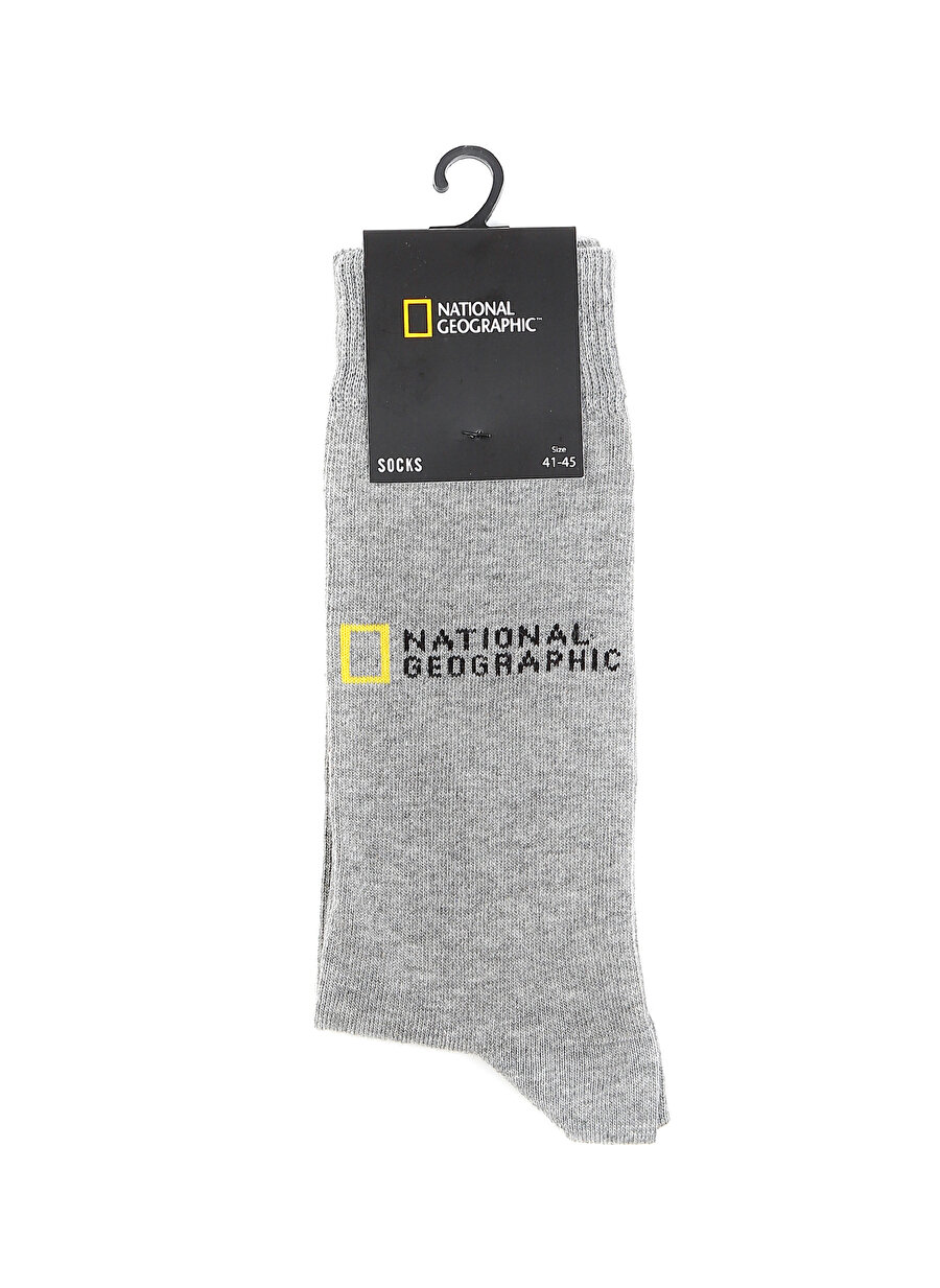 National Geographic Gri Çorap