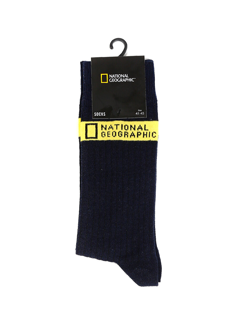 National Geographic Erkek Lacivert Çorap