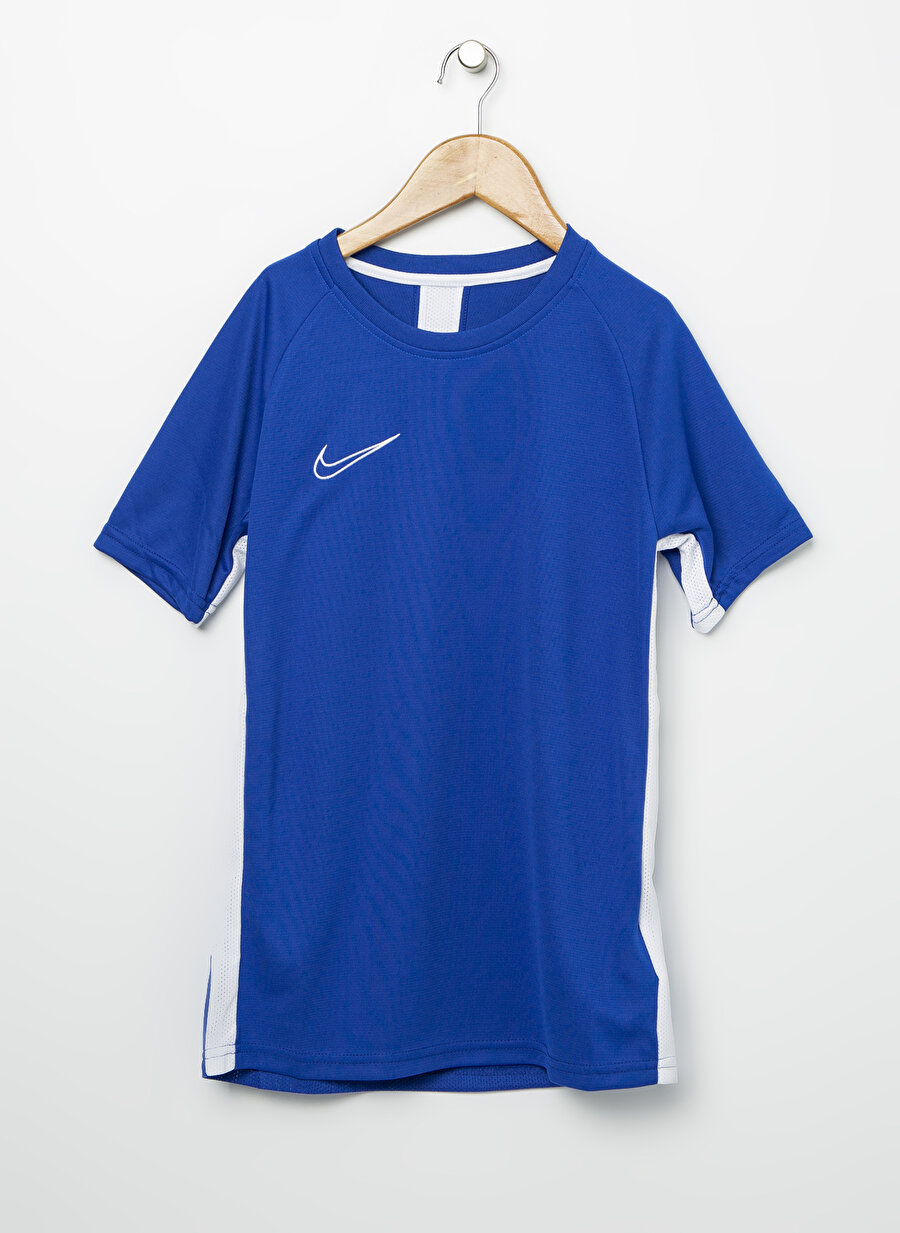 10-12 Yaş Erkek Mavi Nike Dri-Fıt Academy Çocuk T-Shirt Giyim T-shirt