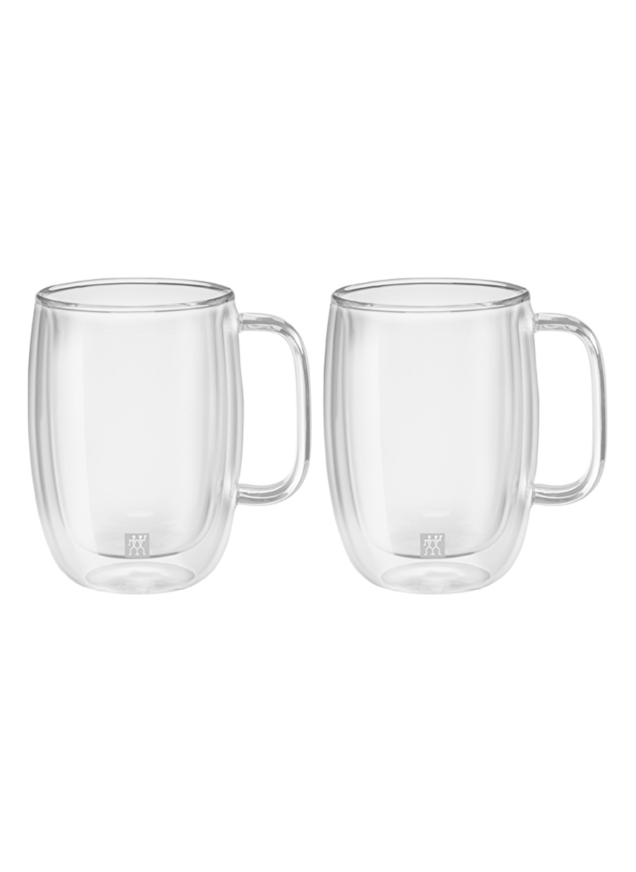 Zwilling Sorrento 450 ml Çift Camlı Kulplu 2''li Latte Macchiato Bardak Seti