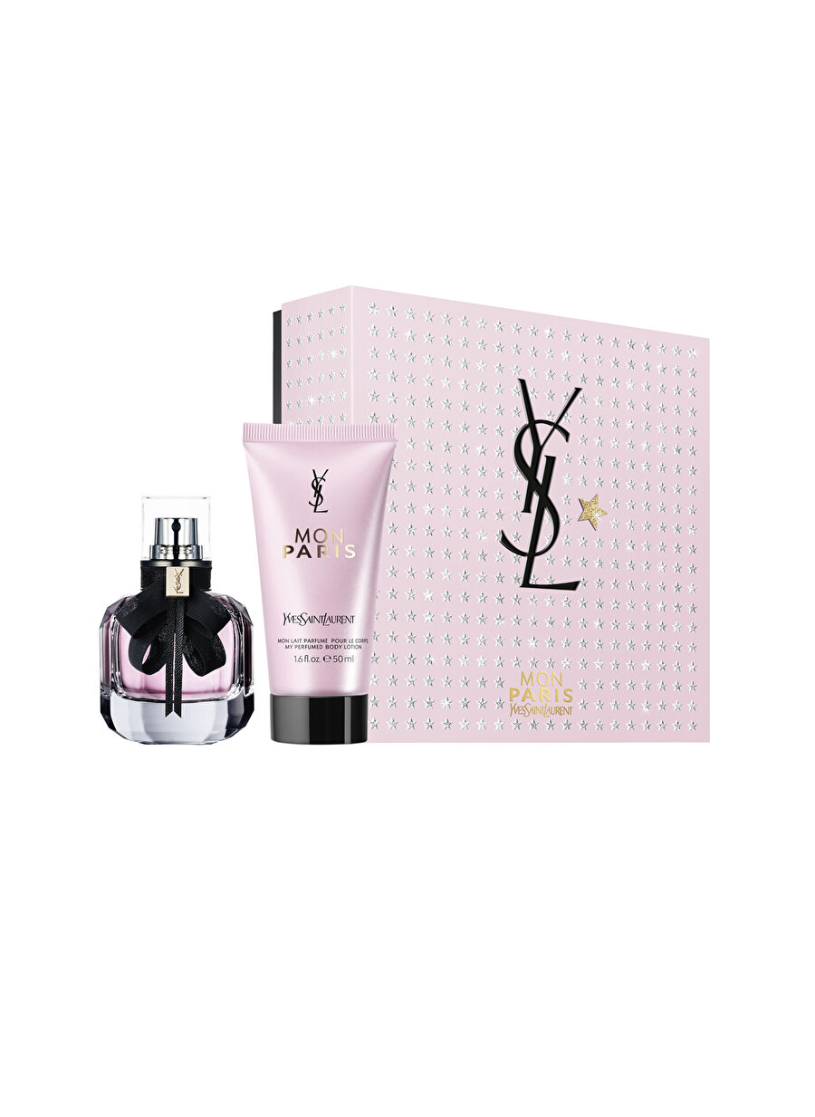 Standart Renksiz Yves Saint Laurent Mon Paris Edp 30 ml Kadın Parfüm Set Kozmetik Setleri