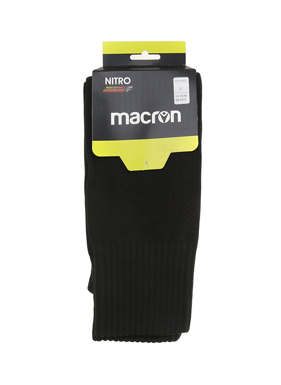 Macron Nitro Siyah Erkek Spor Çorap