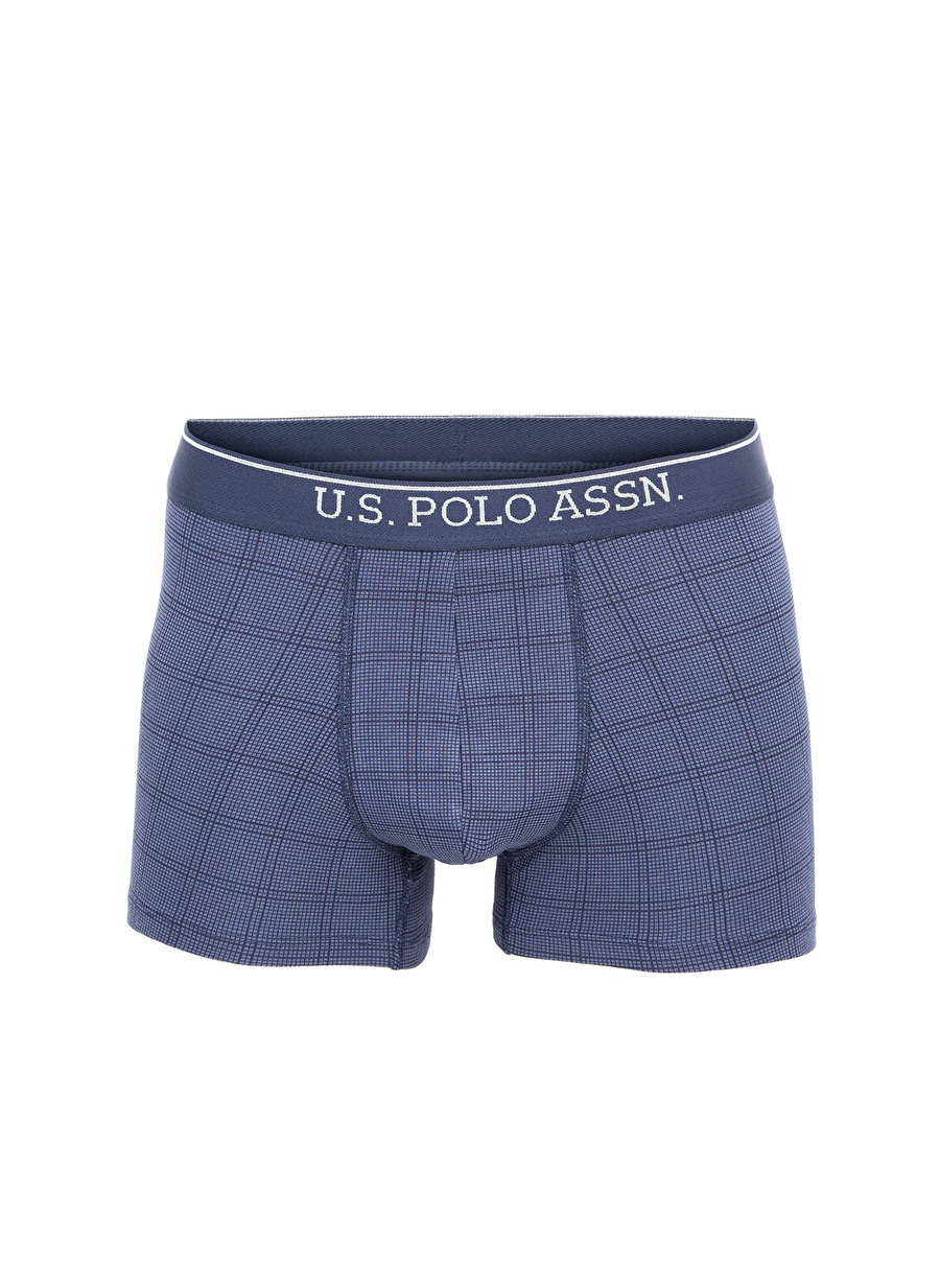 U.S. Polo Assn.   Standart Kalıp Düz Lacivert Erkek Boxer  -  I081CS0LT.000.80263Y