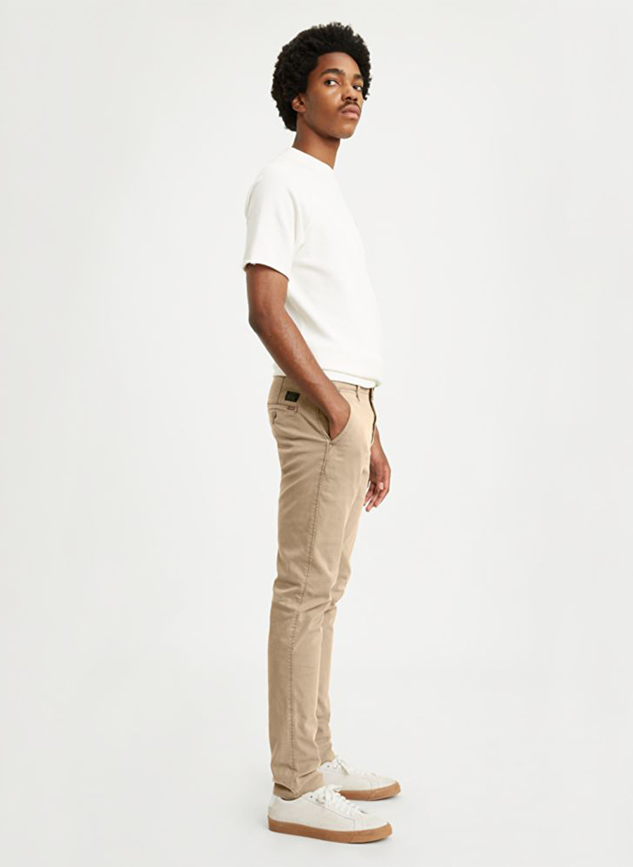 Bej Erkek Dar Kalıp Chino Pantolon 17199-0011_17199-0011 XX CHINO SLIM