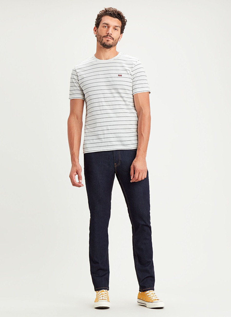 Levis 511  Slim İndigo Normal Bel Erkek Denim Pantolon DARK HOLLOW LOC 04511-4497