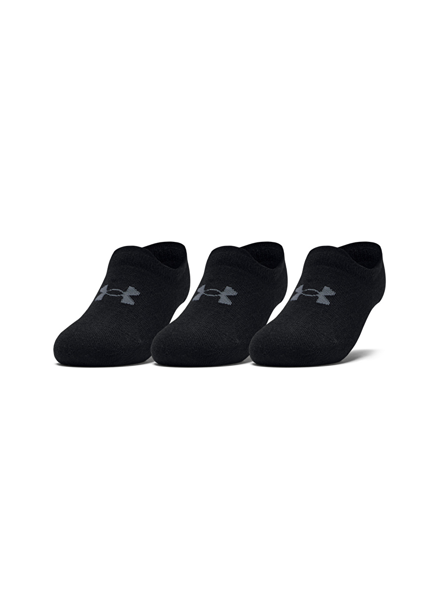 Under Armour Siyah - Koyu Gri Erkek 3lü Çorap 1351784-UA Ultra Lo