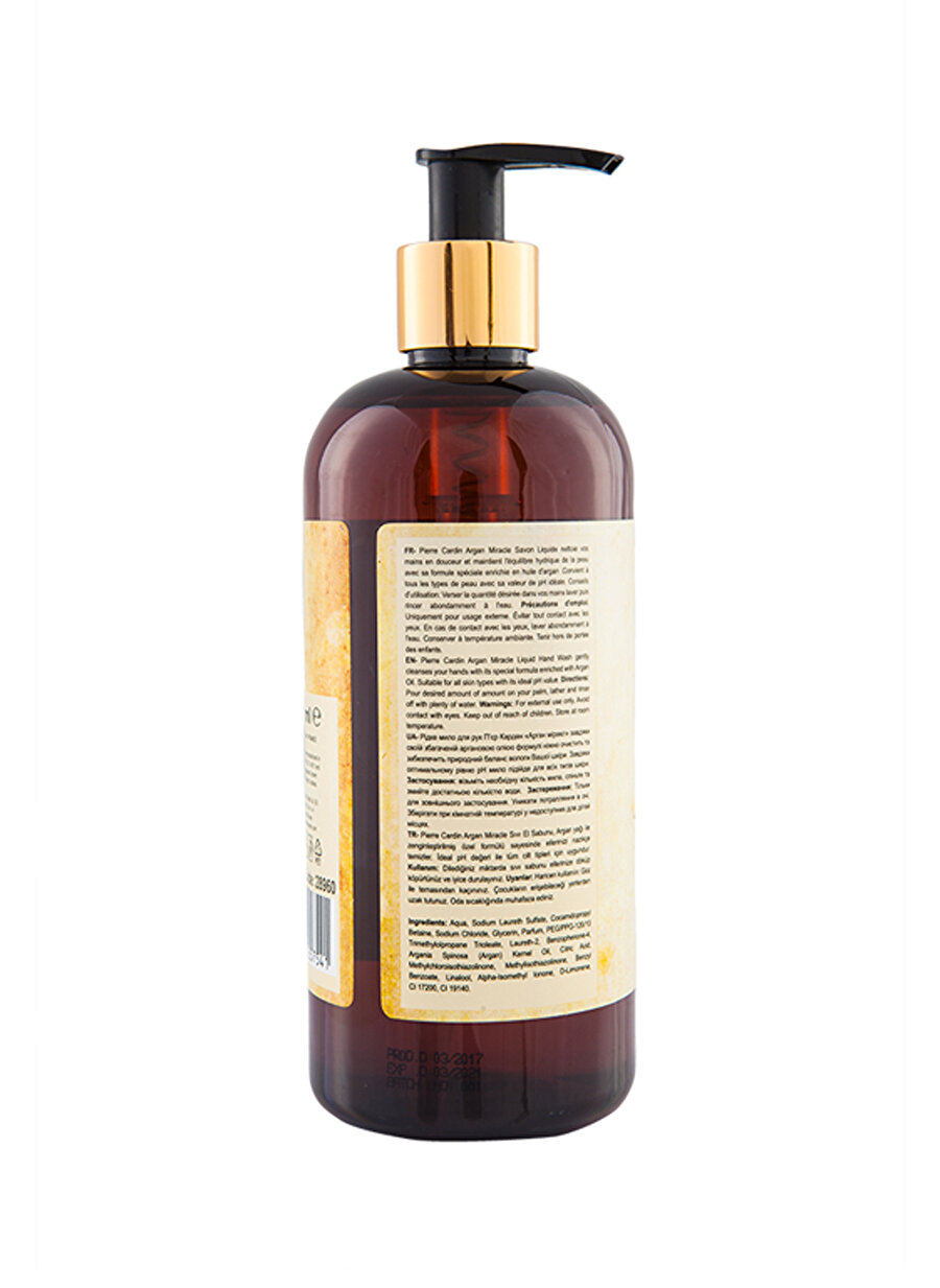 Pierre Cardin Argan Yağı Özlü E Vitaminli Nemlendirici 400 Ml Sıvı El Sabunu