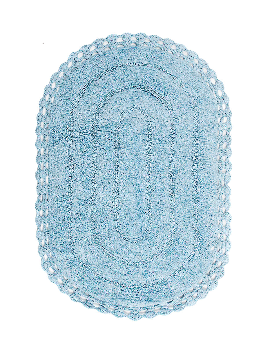Giz Home Lace 80X150 Mavi Banyo Paspası