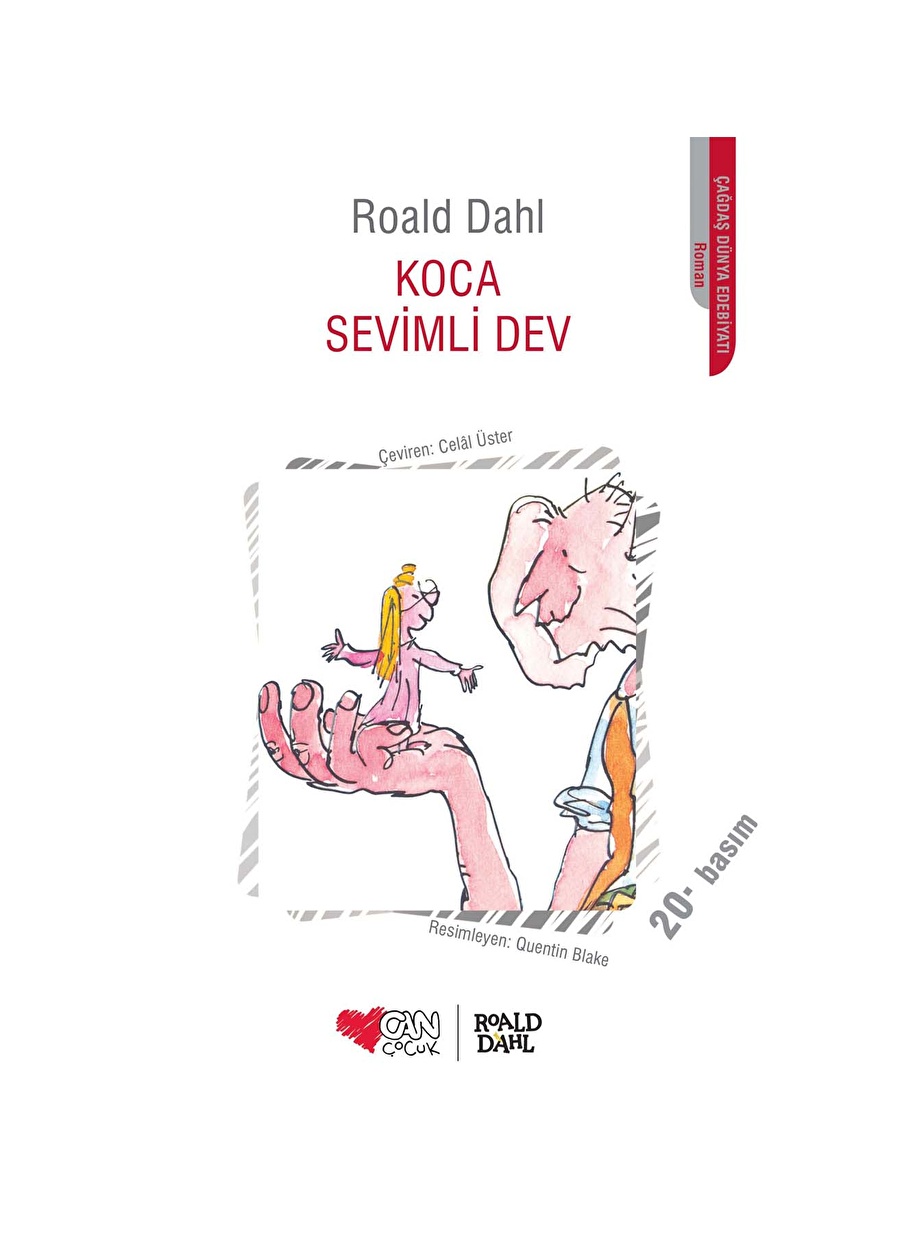 Can Çocuk Kitap Koca Sevimli Dev