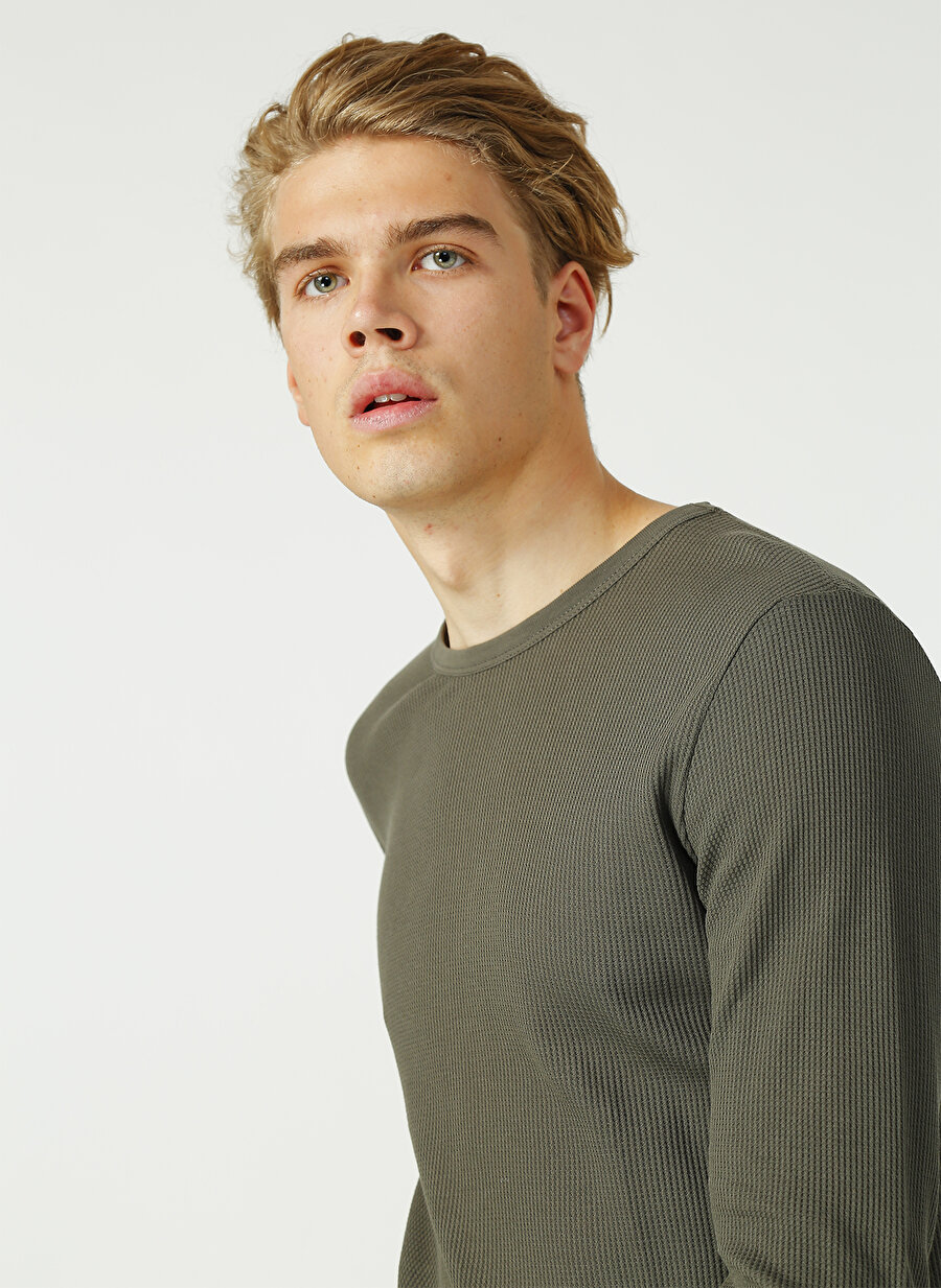Lee Cooper Yuvarlak Yaka Pamuklu Açık Haki Erkek Sweatshirt | Fiyat Arşivi