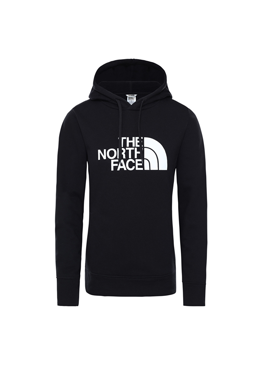 The North Face W HD PULLOVER HD Bisiklet Yaka Uzun Kollu Normal Kalıp Düz Siyah Kadın Sweatshirt