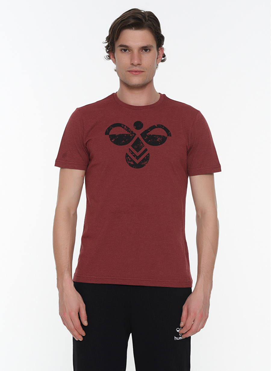 Hummel MOIRE Bordo Erkek T-Shirt 911091-3672