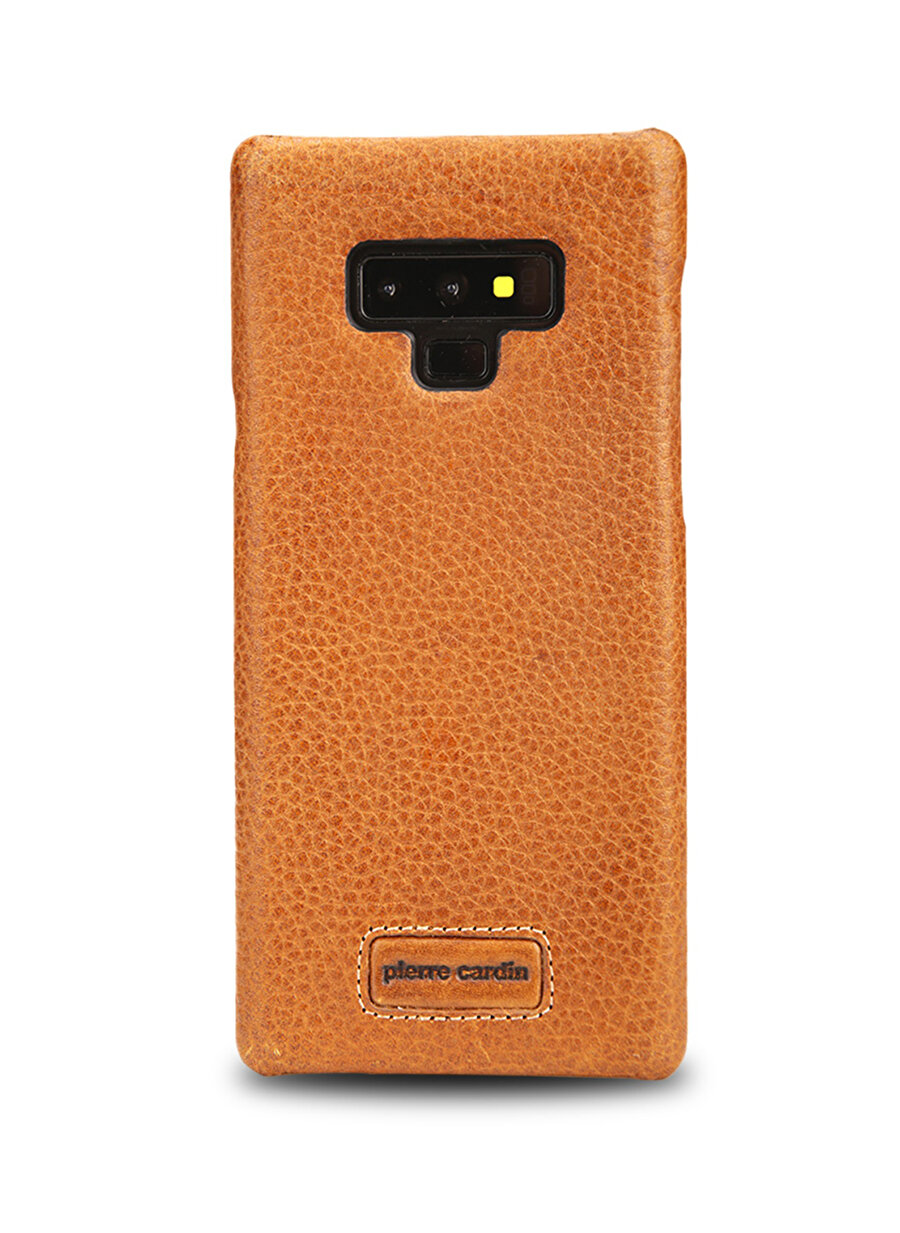 Pierre Cardin PCS-S05 Galaxy Note 9 Taba Klasik Deri Arka Kapak Telefon Aksesuarı