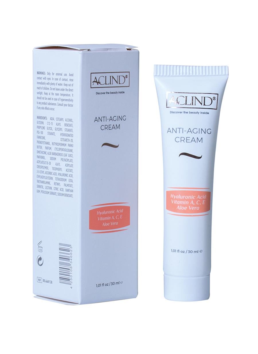 Aclind Anti-Aging 30 ml Onarıcı Krem