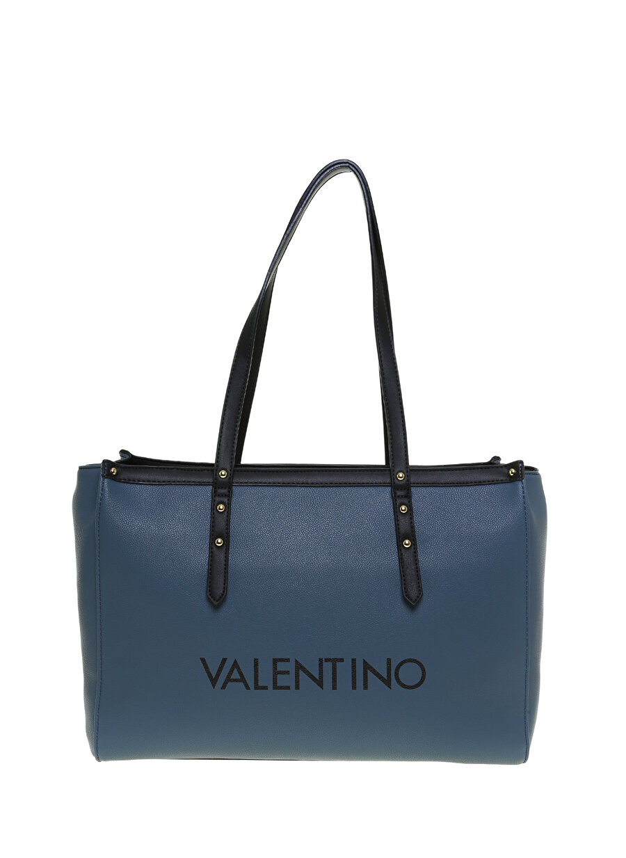 Mario Valentino Petrol Kadın Shopper Çanta