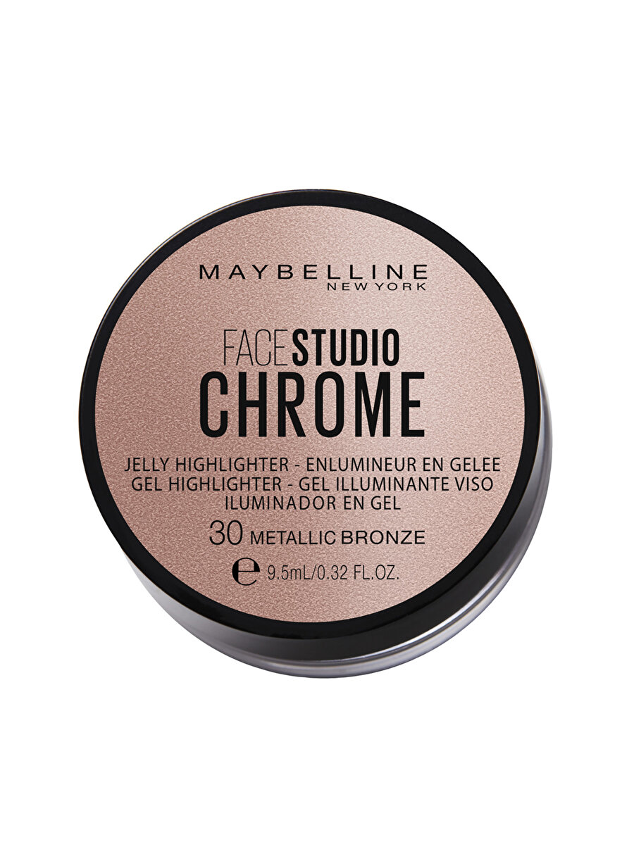 Maybelline Face Studio Chrome - 30 Metallic Bronze Aydınlatıcı