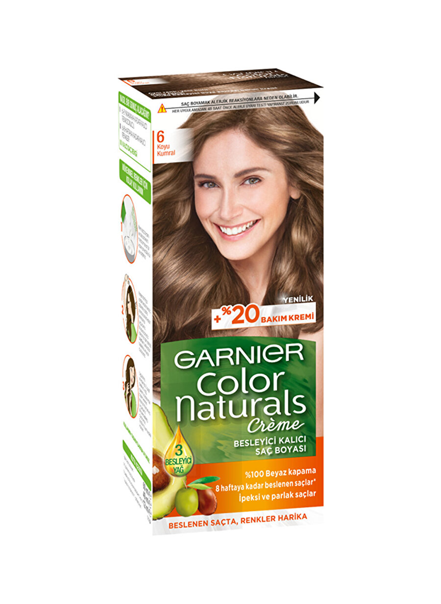 Garnier Color Naturals - 6 Koyu Kumral Saç Boyası