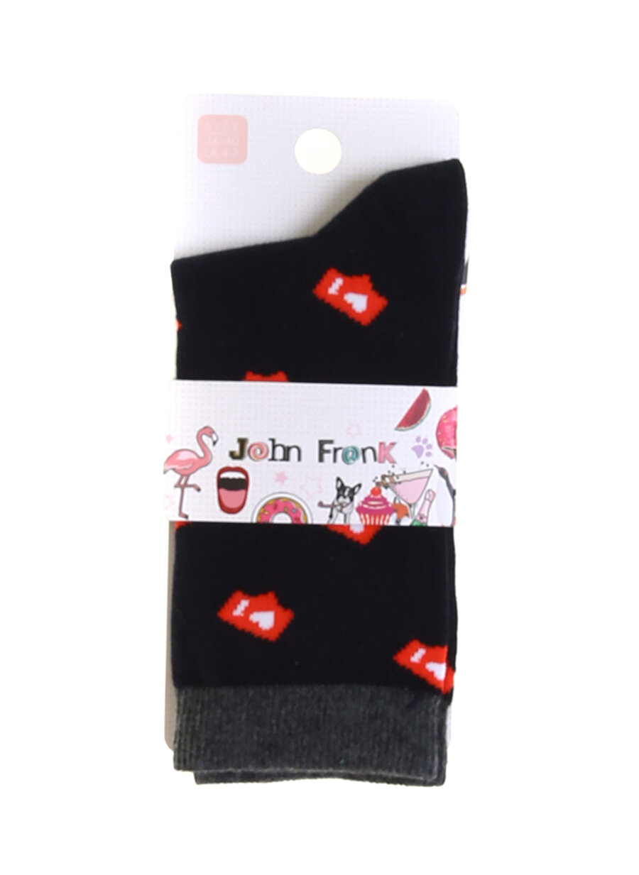 John Frank Women Fun Socks Uzun Çorap