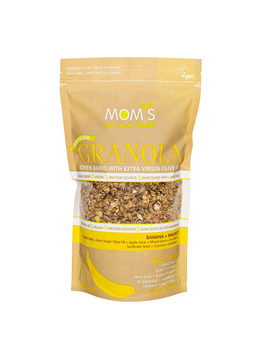 Muz ve Cevizli Granola 360gr