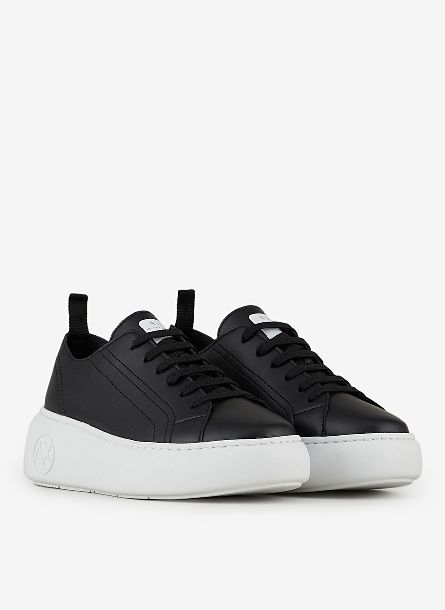 Armani Exchange Siyah Kadın Yüksek Taban Sneaker XDX043-XCC64-00002