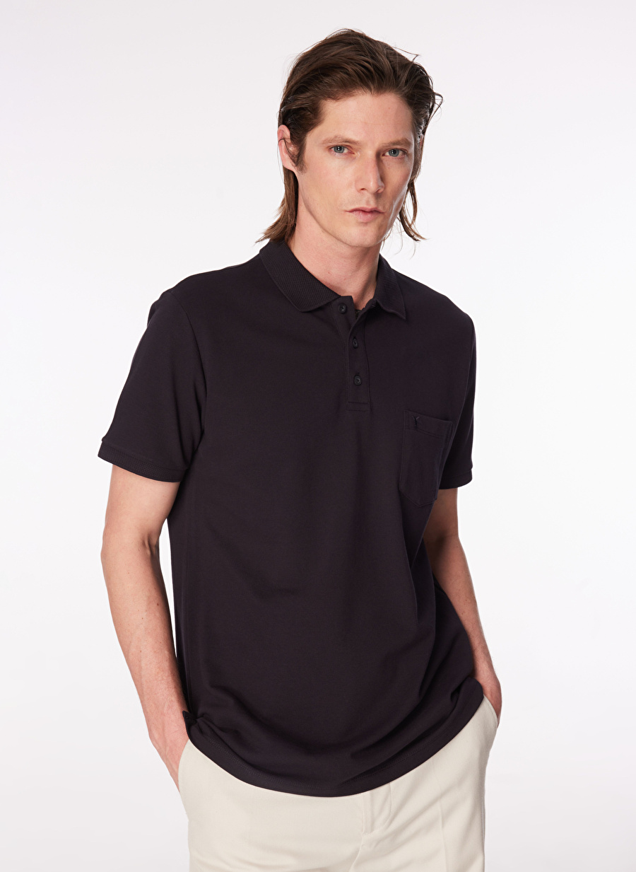 Fabrika Comfort Lacivert Erkek Polo Yaka Basic Polo T-Shirt CM NOBRO K CEPLI