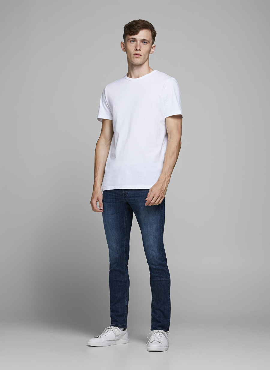 Jack & Jones 12173407_Jjiglenn Jjoriginal Am 812   Düşük Bel Slim Fit   Erkek Denim Pantolon