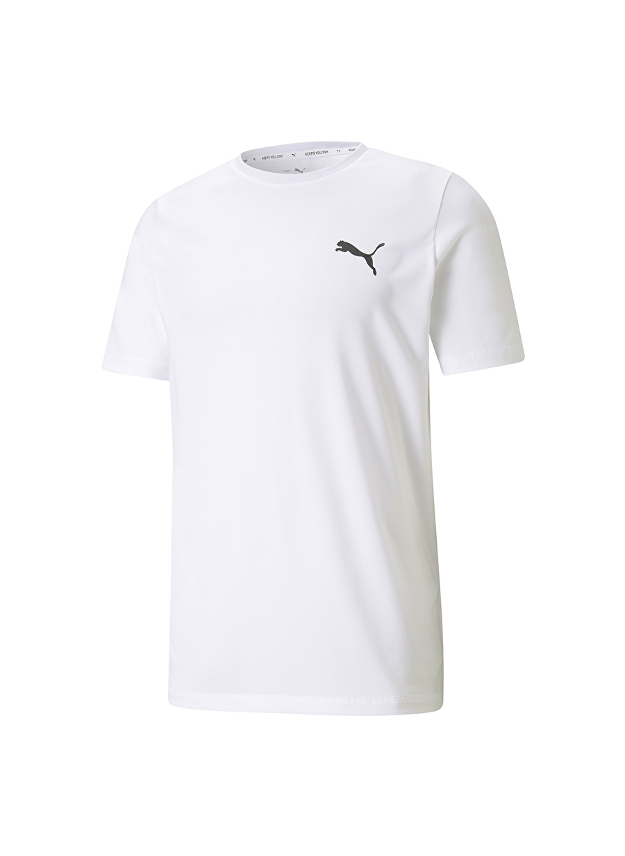 Puma 58672502 Active Small Logo Tee Beyaz Erkek T-Shirt