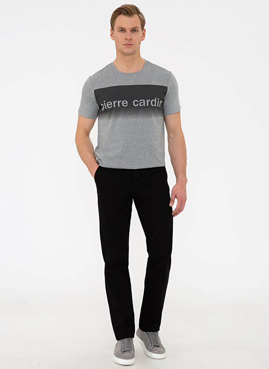 Pierre Cardin Standart Bel Siyah Erkek Pantolon