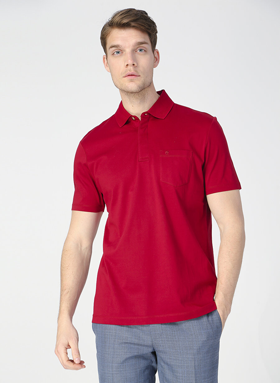 Pierre Cardin Erkek Kırmızı Polo Yaka T-Shirt
