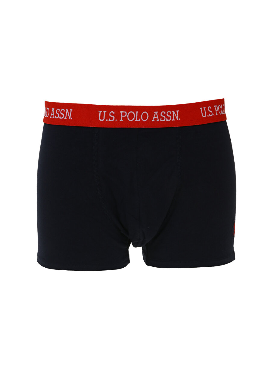 U.S. Polo Assn. Lacivert Düz Erkek Boxer