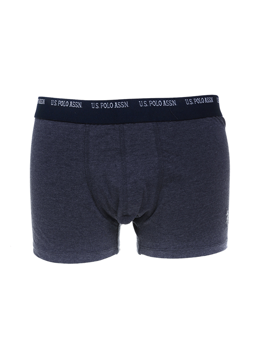 U.S. Polo Assn. I081SZ0IA.000.80338 Lacivert Standart Fit Erkek 3''lü Düz Boxer