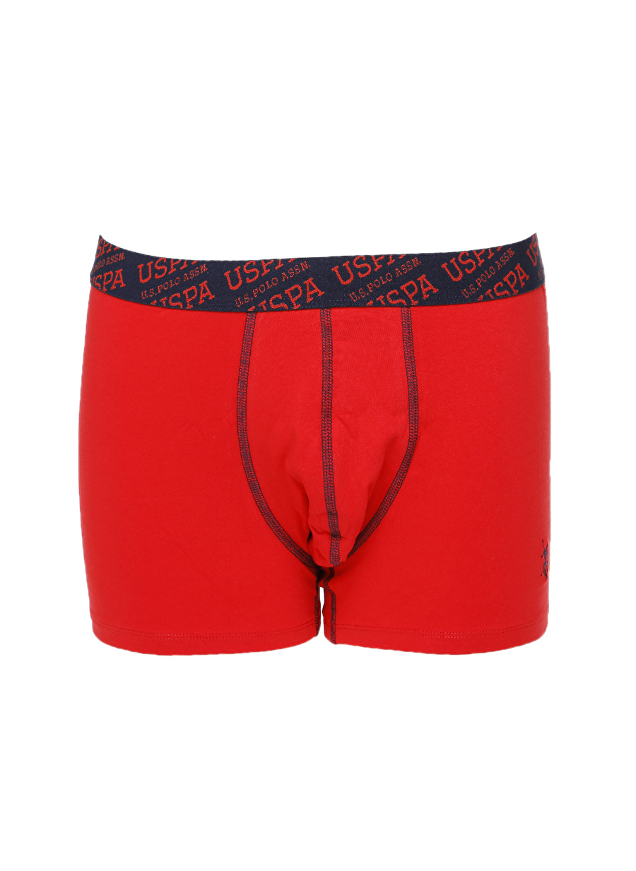 U.S. Polo Assn.  3''lü Kırmızı Erkek Boxer