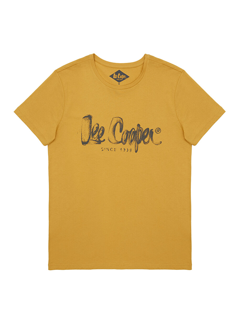 Boyner Lee Cooper Erkek Koyu Sarı Bisiklet Yaka T-Shirt | Fiyat Arşivi
