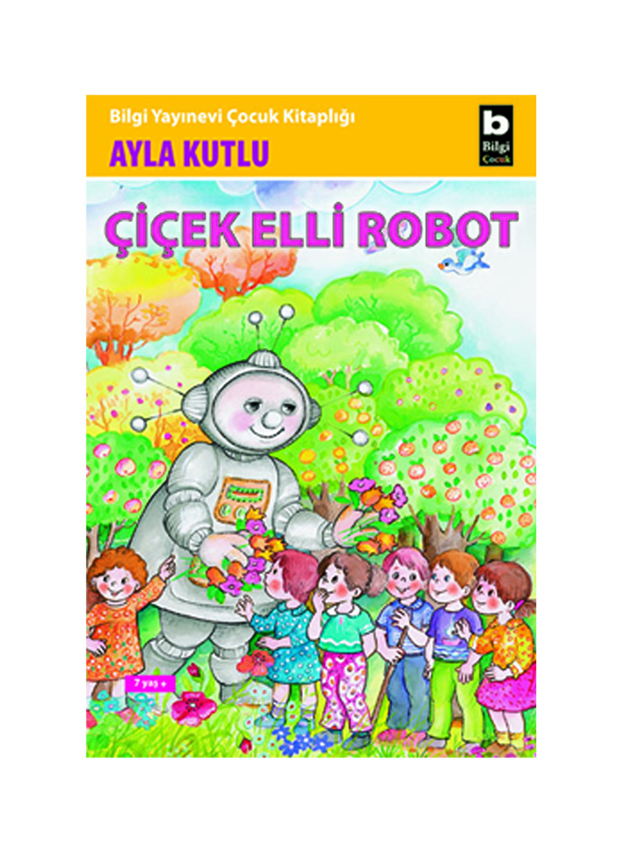 Bilgi Kitap Çiçek Elli Robot