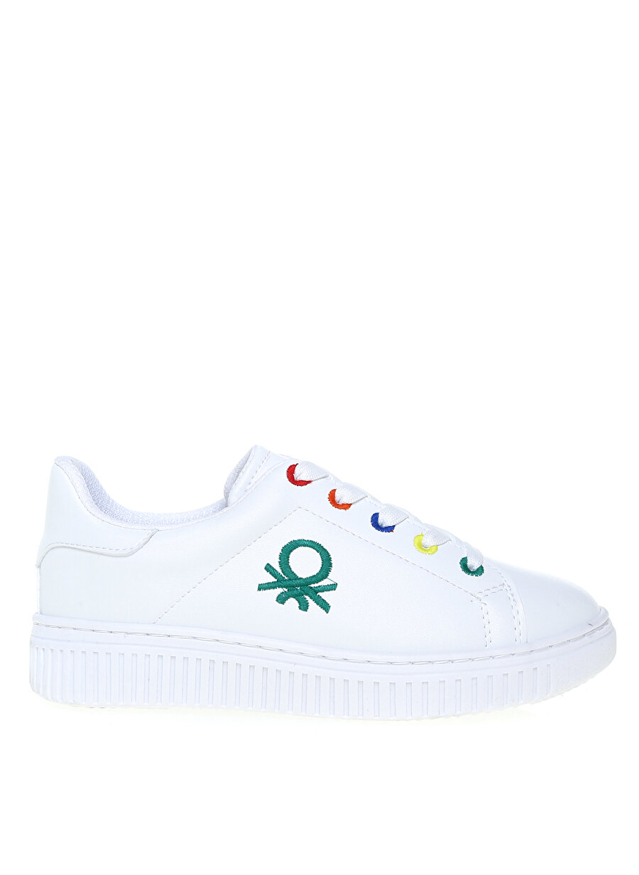 Benetton BN-30022 Düz Beyaz Erkek Çocuk Yürüyüş Ayakkabısı