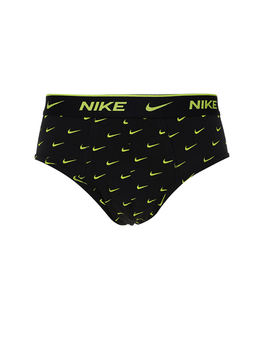 Nike 0000KE1006 Desenli Dar Siyah Erkekslip