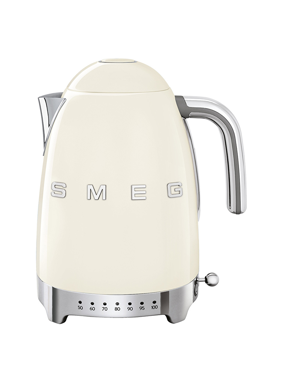 SMEG 50'S Style Retro KLF04CREU Krem Isı Ayarlı Kettle