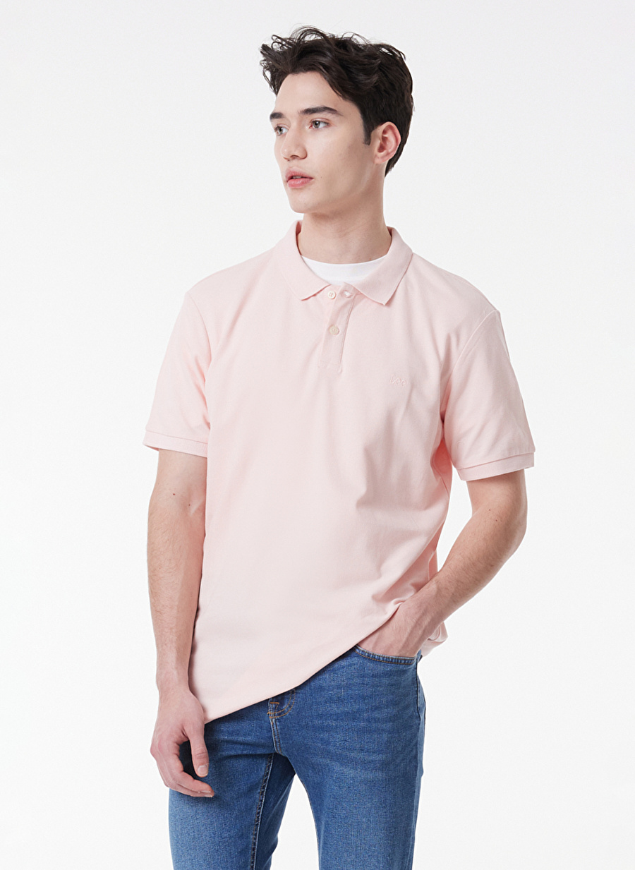 Lee Pembe Erkek Polo T-Shirt L211810611_Polo T-shirt