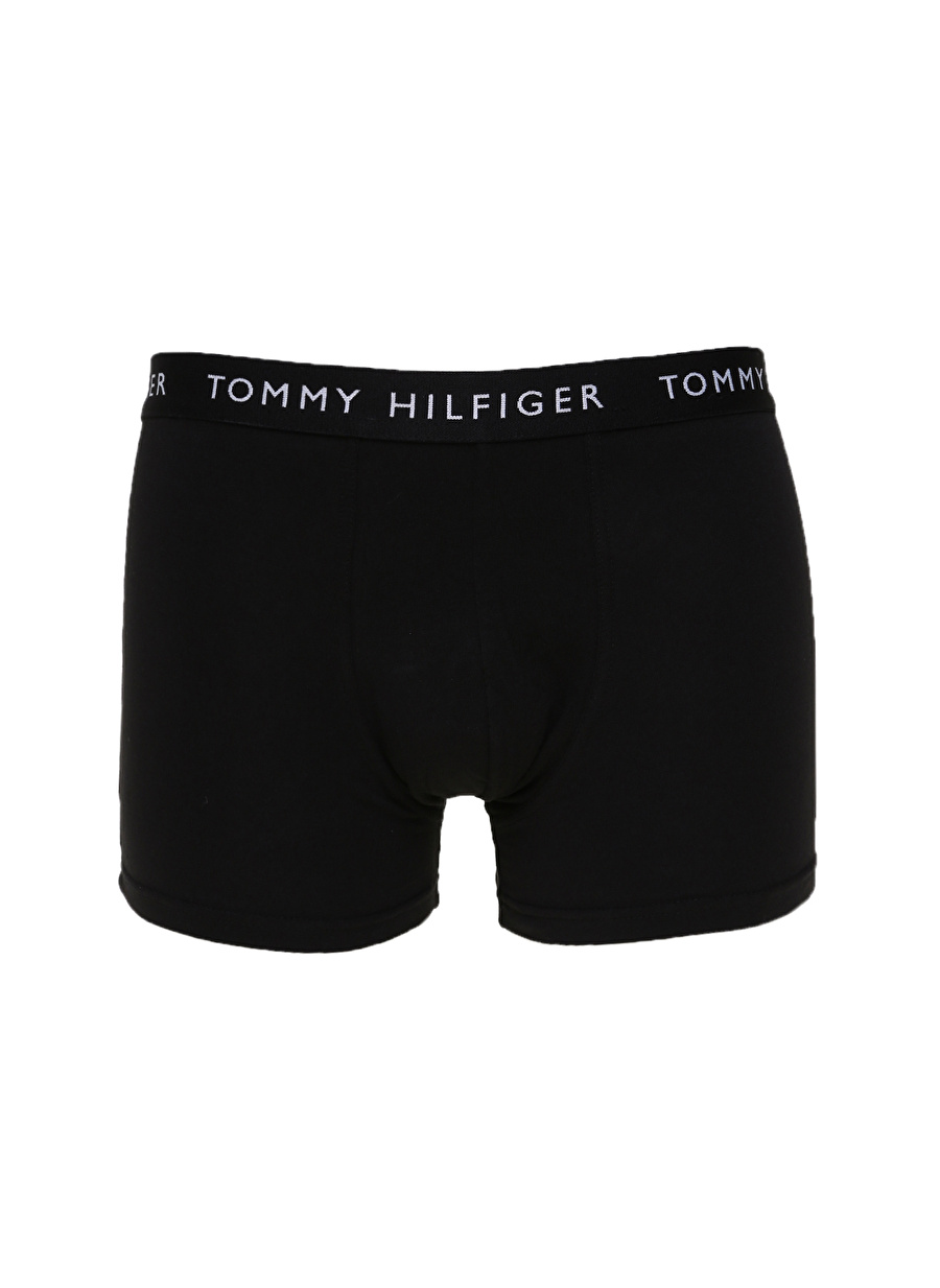 Tommy Hilfiger Düz Marka Baskılı 3'lü Erkek Boxer