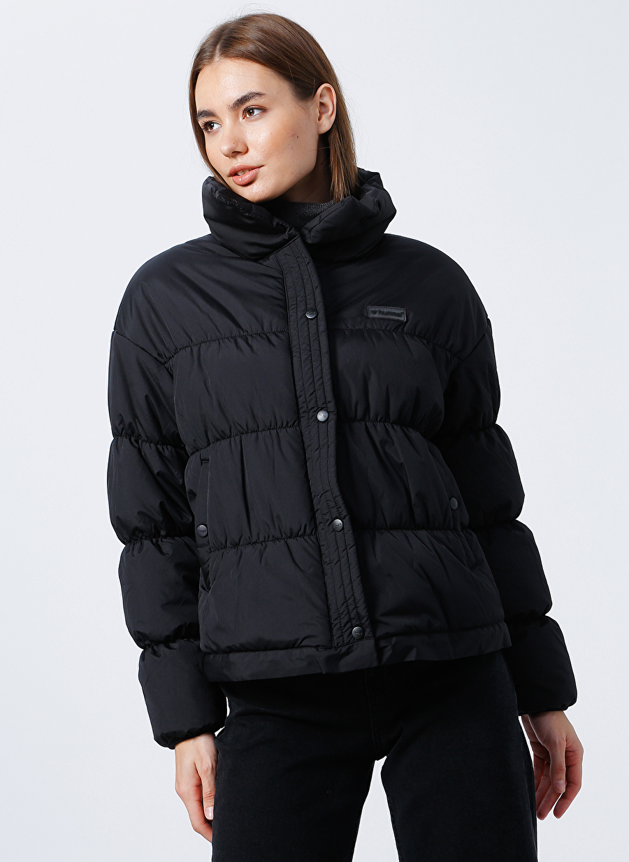 Hummel Siyah Kadın Gömlek Yaka Mont HMLZENAR JACKET