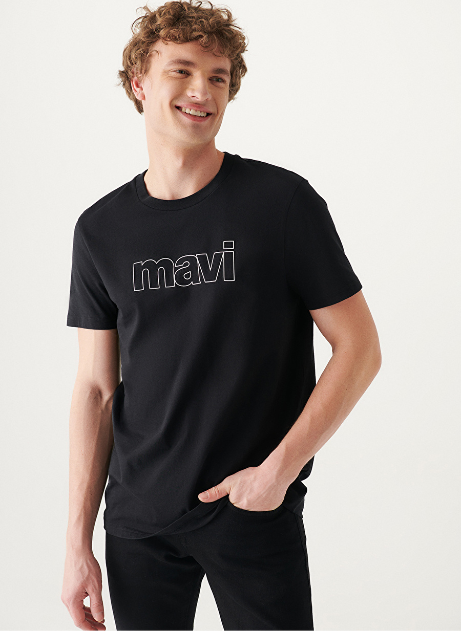 Mavi 065781-900 Bisiklet Yaka Regular Fit Düz Erkek T-Shirt