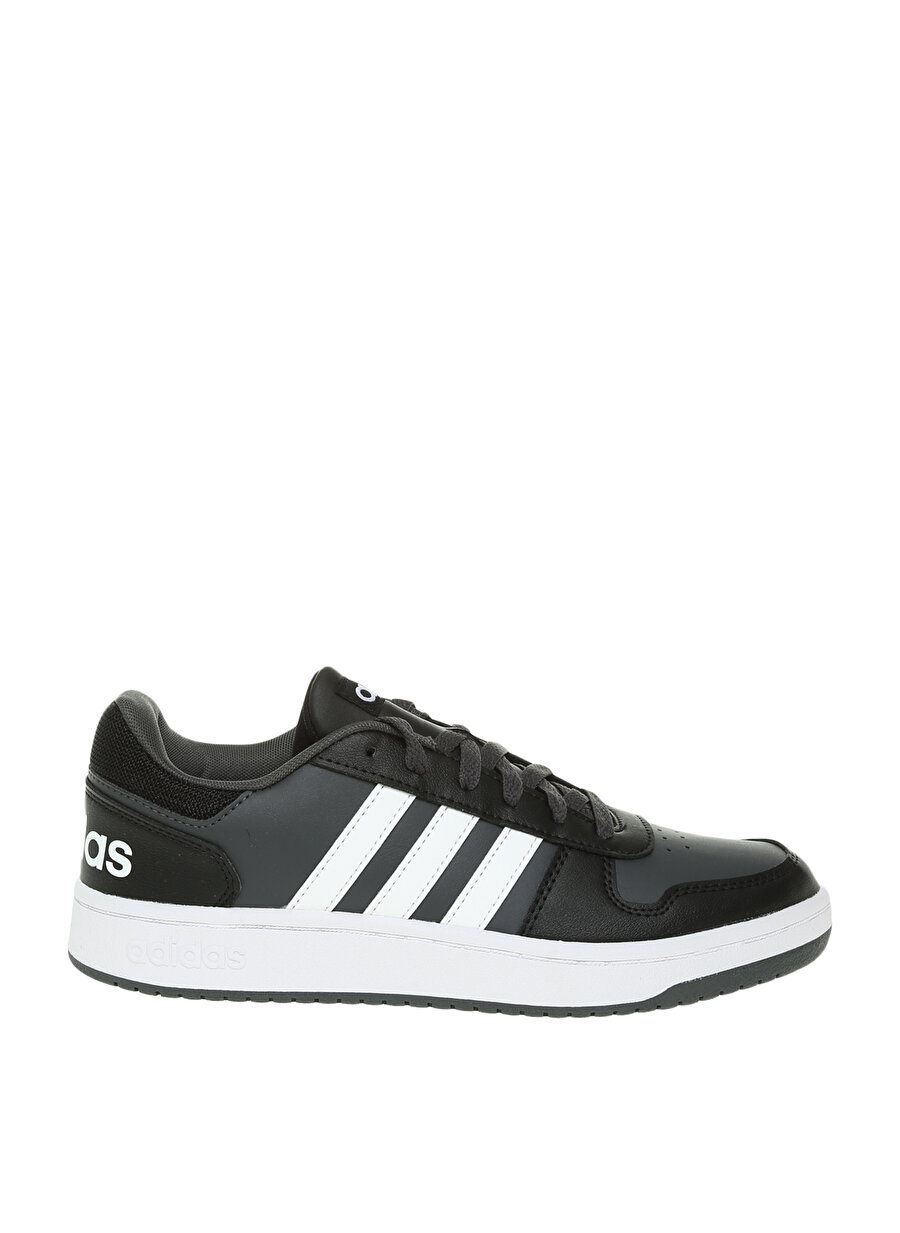 Adidas FY8626 Hoops 2.0 Siyah - Beyaz - Gri Erkek Lifestyle Ayakkabı