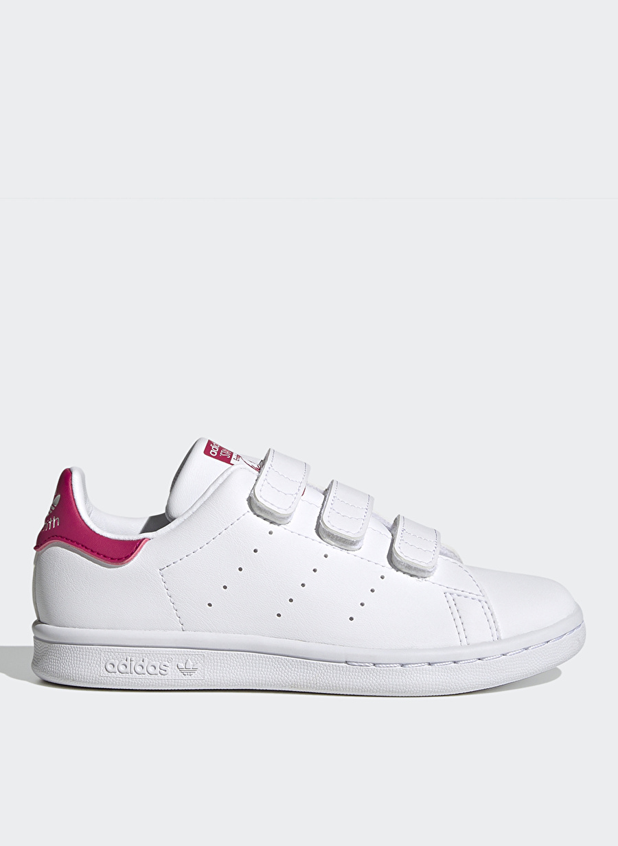 adidas Beyaz - Pembe Kız Çocuk Yürüyüş Ayakkabısı STAN SMITH CF C