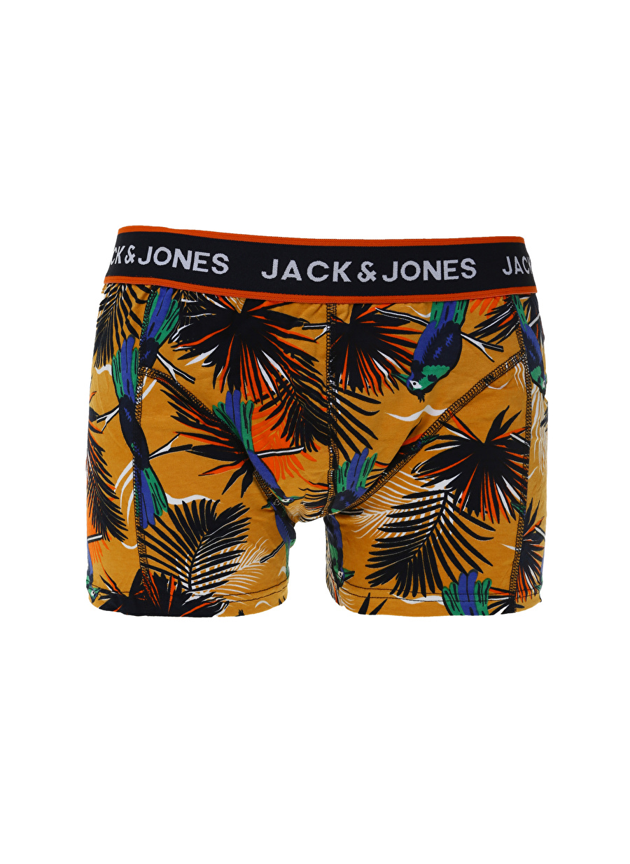 Jack & Jones Desenli Sarı Erkek Boxer