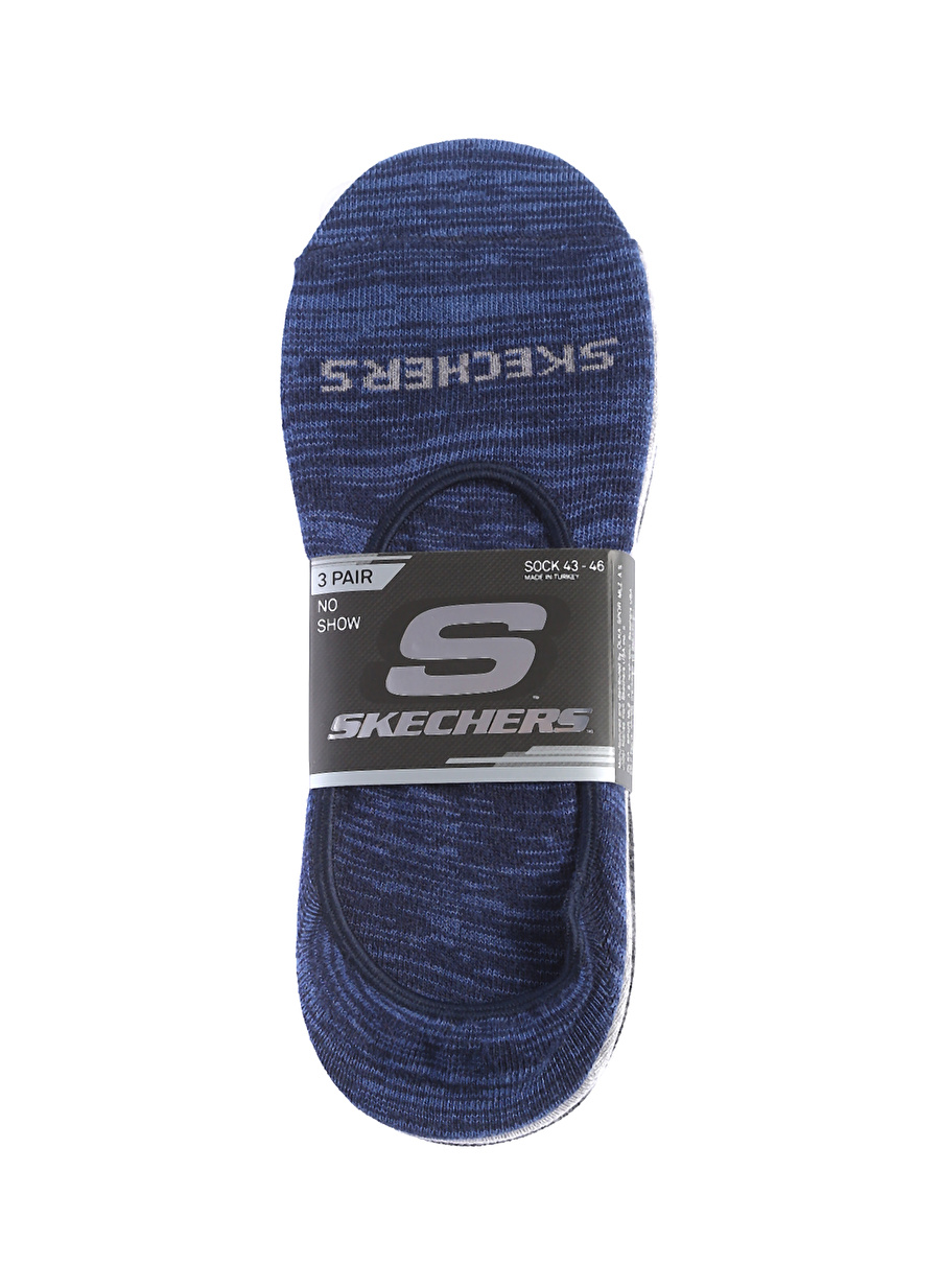 Skechers Çok Renkli Unisex 3lü Çorap S212289-900 U 3 Pack Liner Socks