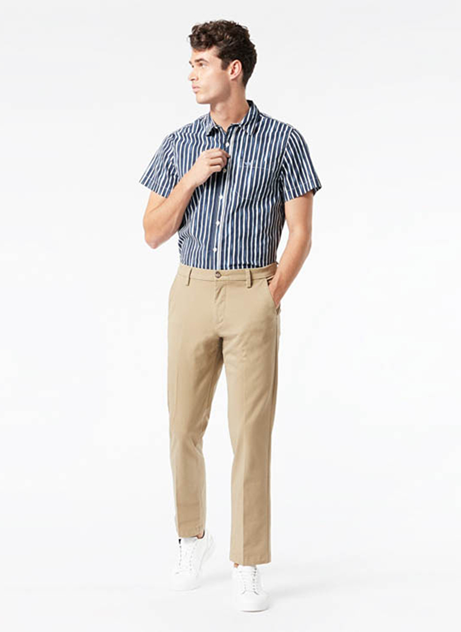 Dockers Normal Bel Dar Paça Dar Bej Erkek Pantolon 36272-0001