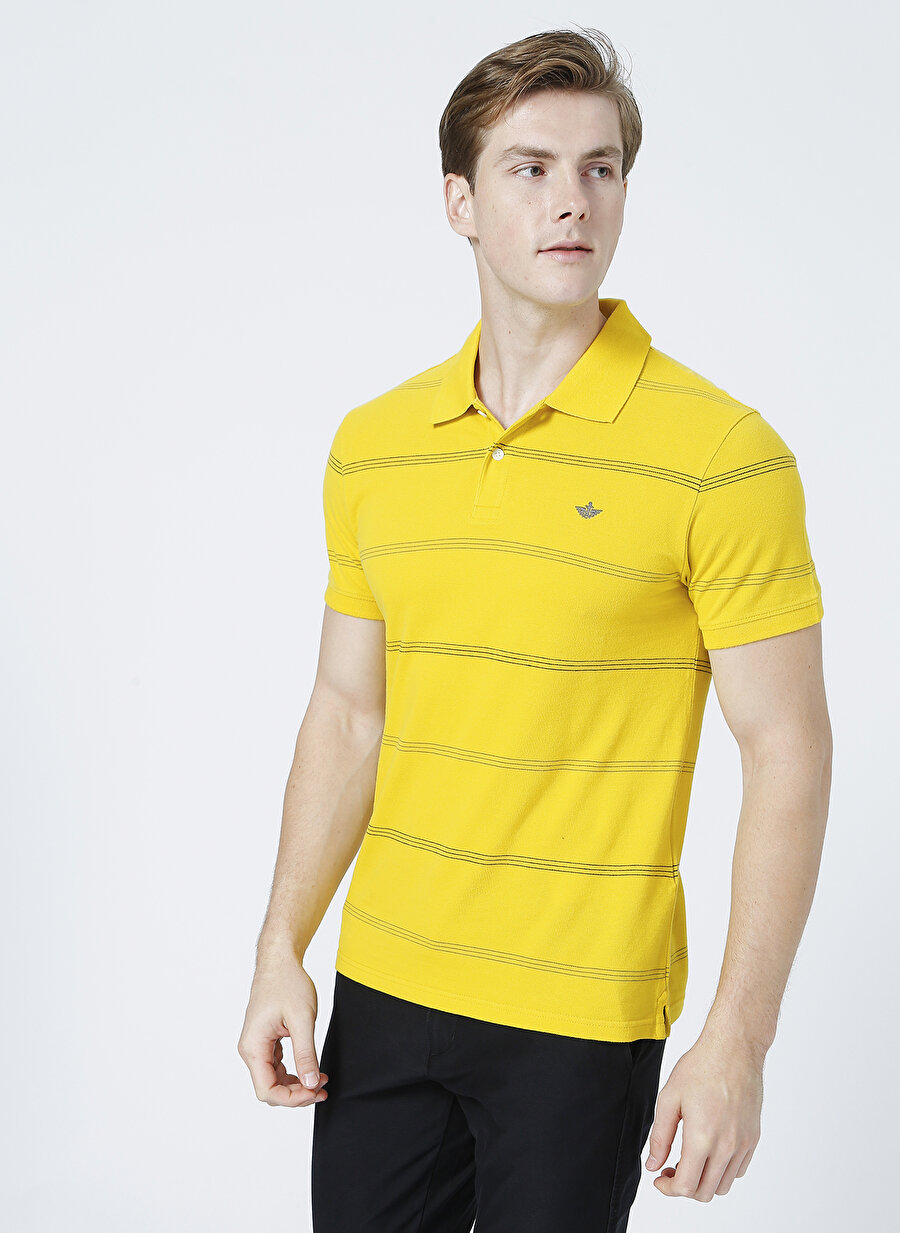 Dockers Polo Yaka Düz Sarı Erkek Polo T-Shirt A1159-0006