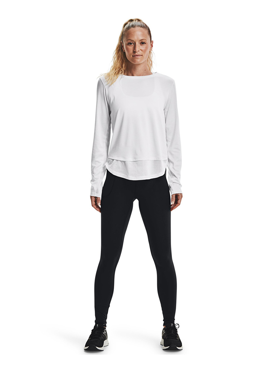 Under Armour 1361109-Motion Legging Siyah - Gri Kadın Tayt