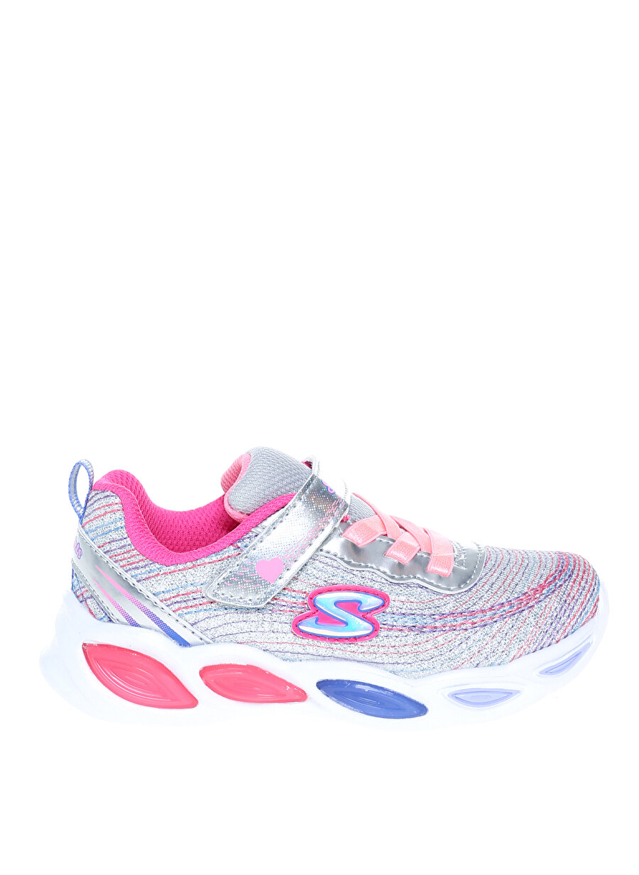 Skechers 20300N Smltshimmerbeams-Sparkleglow Gümüş Kız Çocuk Yürüyüş Ayakkabısı