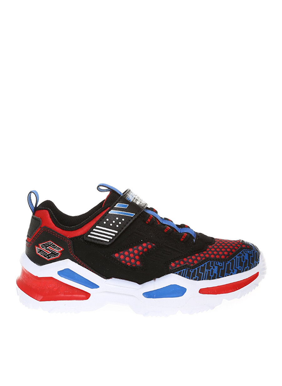 Skechers Siyah - Kırmızı - Mavi Erkek Çocuk Yürüyüş Ayakkabısı